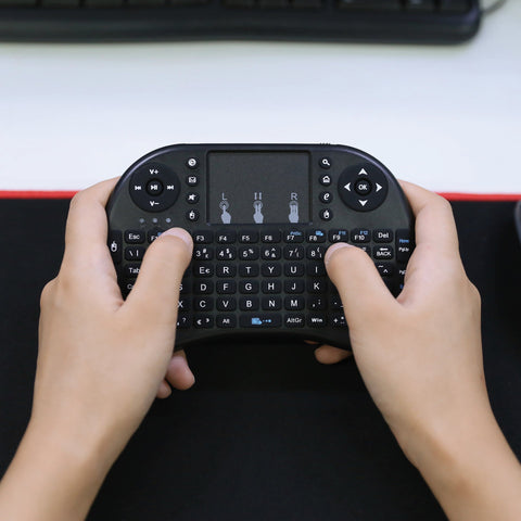 Mini Teclado Wireless com Touchpad sem Fio