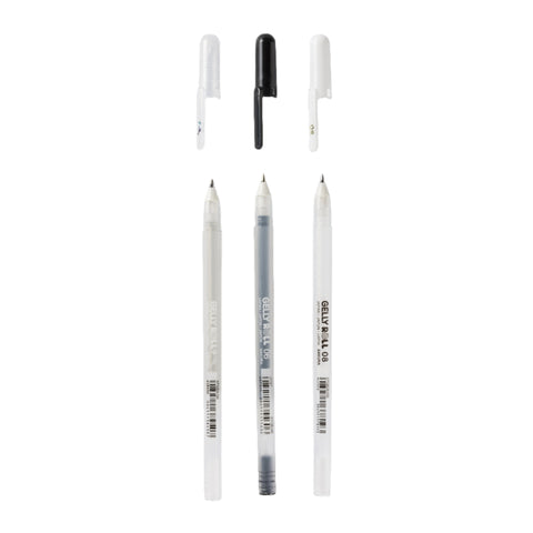 Conjunto de 3 Canetas de Gel Sakura
