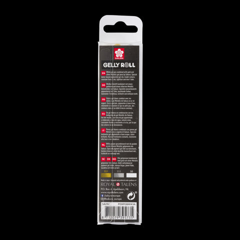 Caneta Gelly Roll Metalica Sakura