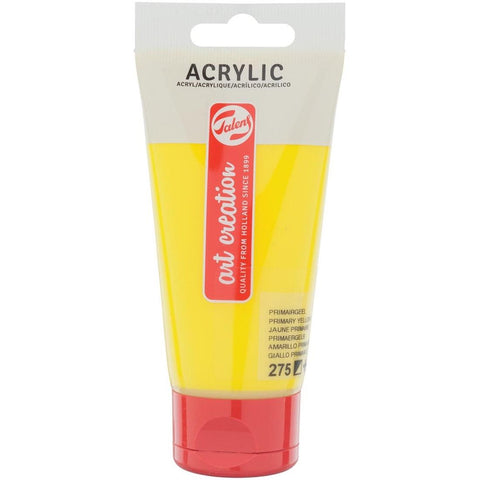 Tinta Acrílica ArtCreation 75ml Amarelo Primário Talens
