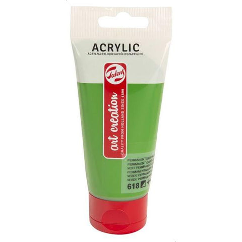 Tinta Acrílica ArtCreation 75ml Verde Permanente Claro Talens