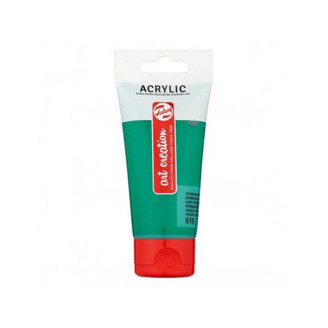 Tinta Acrílica ArtCreation 75ml Verde Permanente Escuro Talens
