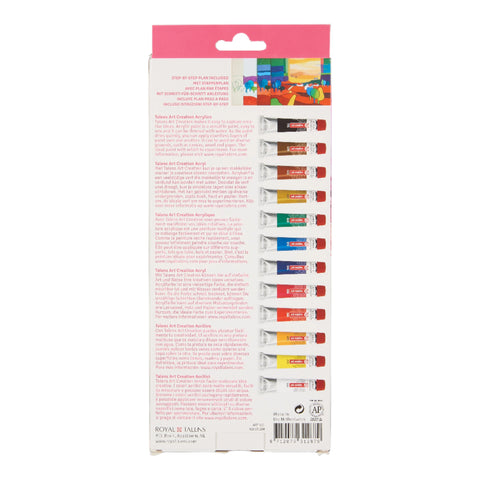 Tinta Acrílica 12ml 12 unidades Talens