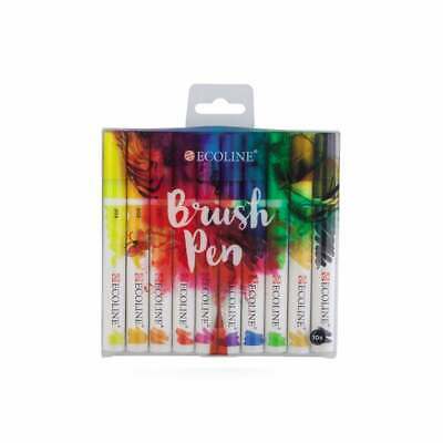 Marcadores Brush Pen 10 Unidades Ecoline