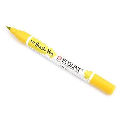 Marcador Ecoline Ponta Pincel Chartreuse