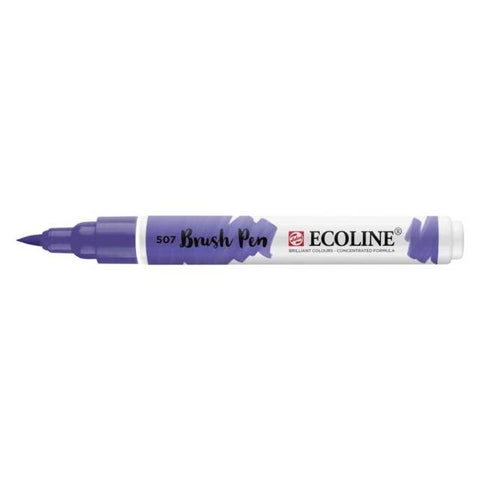 Marcador Ecoline Ponta Pincel Mar Violeta