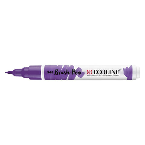 Marcador Ecoline Ponta Pincel Violeta Azulado