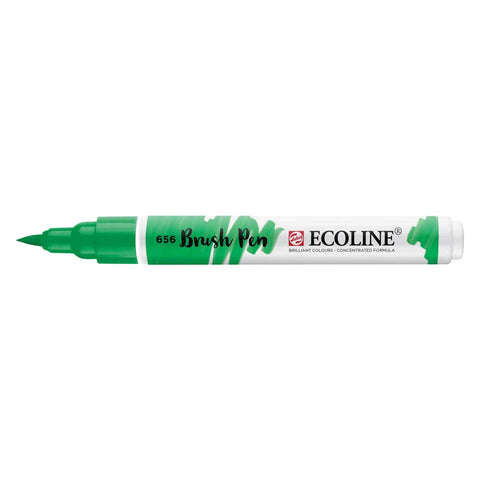 Marcador Ecoline Ponta Pincel Verde Bosque
