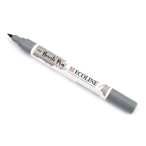 Marcador Ecoline Ponta Pincel Cinzento Frio