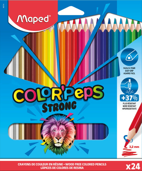 Lápis Cor Color Peps Strong 24 Unidades