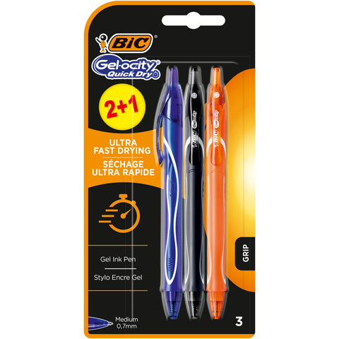 Esferográfica Gel-ocity Quick Dry de Tinta Gel Bic