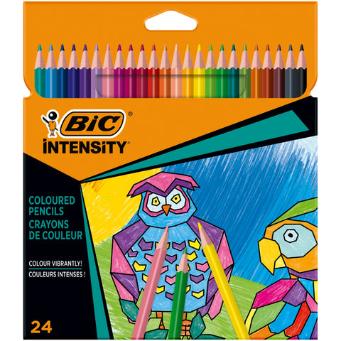 Lápis de Cor Intensity Up 24 Unidades  Bic