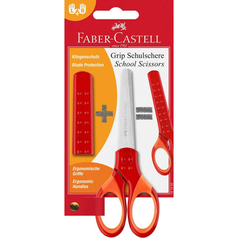 Tesoura com Proteção 10cm (várias opções) Faber-Castell