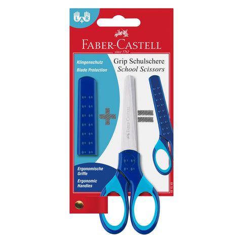 Tesoura com Proteção 10cm (várias opções) Faber-Castell