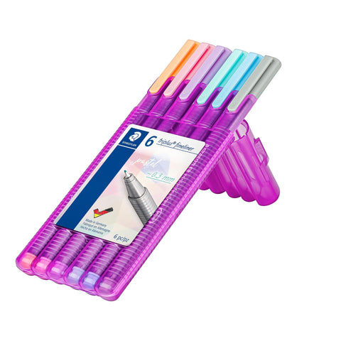 Marcador Triplus Fineliner 0.3mm 6 Unidades Staedtler