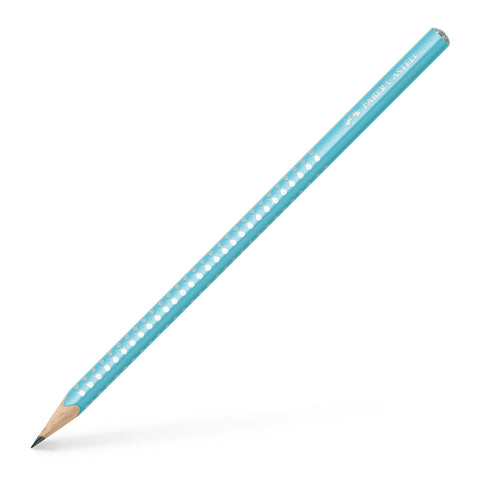 Lápis Grafite HB Sparkle Azul Turquesa Faber-Castell