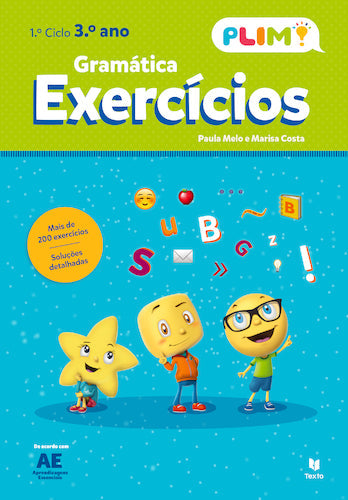 PLIM! Exercícios de Gramática 3.º Ano de Paula Melo e Marisa Costa
