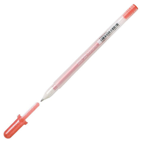 Caneta Gelly Roll Cor Metalica Vermelho Sakura