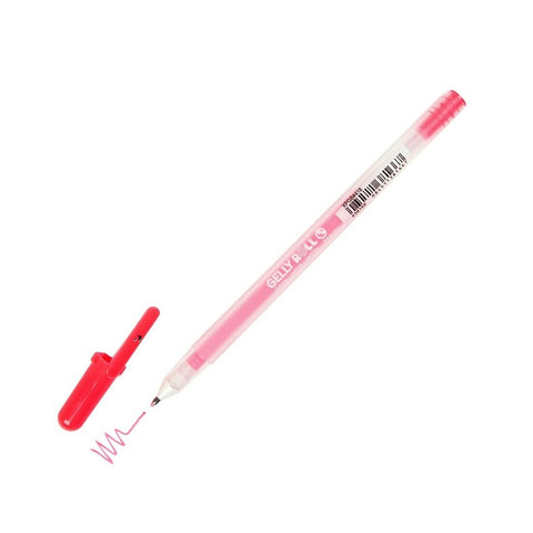 Caneta Gelly Moonlight Fluo Vermelho Sakura