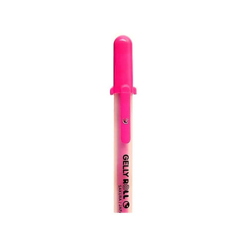 Caneta Gelly Moonlight Fluo Magenta Saku