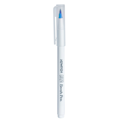 Marcador Ginza Pro Brush Pen Azul Safira Newpen