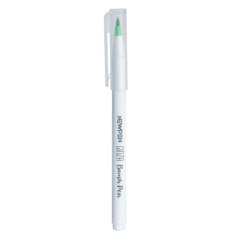 Marcador Ginza Pro Brush Pen Verde Escuro Newpen