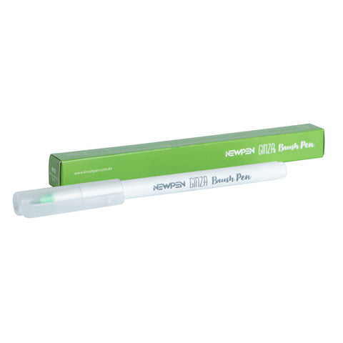 Marcador Ginza Pro Brush Pen Verde Newpen