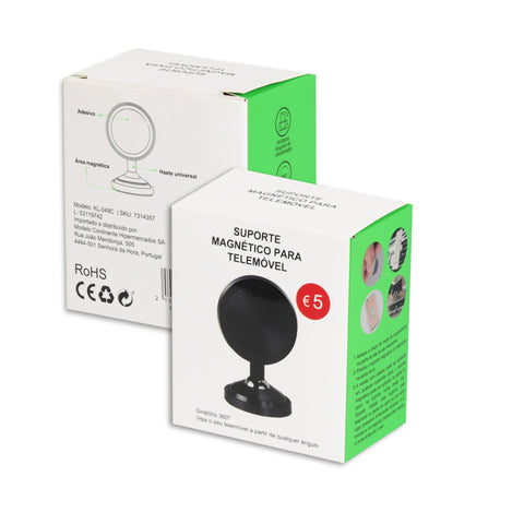 Suporte Magnético Para Telemóvel