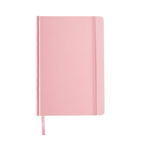 Caderno Agrafado A5 Capa dura Com Elástico Pastel