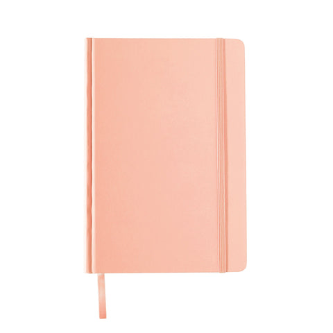 Caderno Agrafado A5 Capa dura Com Elástico Pastel