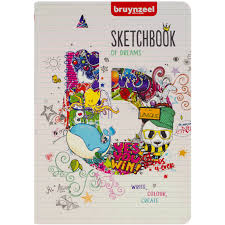 Caderno Agrafado 14,5X21Cm 80 Folhas 80G Pautado Bruynzeel