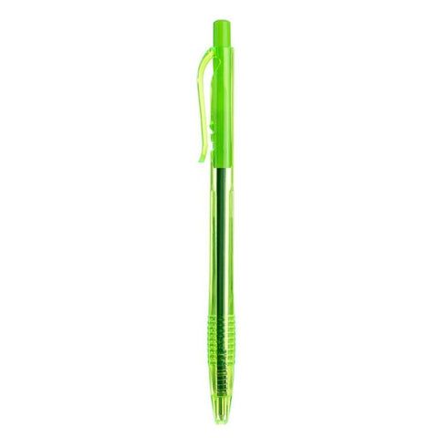 Esferográfica Clic Sensations Gel Verde Claro