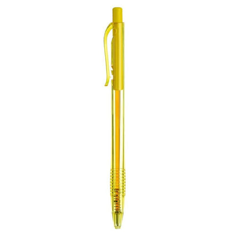 Esferográfica Clic Sensations Gel Amarelo Newpen
