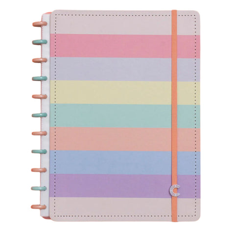 Caderno Inteligente A4 Arco-Íris Pastel