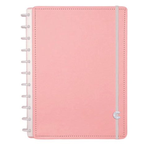 Caderno Grande Rosa Pastel