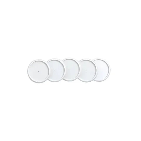 Discos E Elástico 2,3Cm Branco
