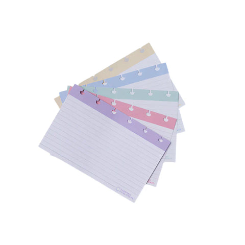 Fichas Caderno Inteligente Pautadas Horizontal 4X6 50 Folhas