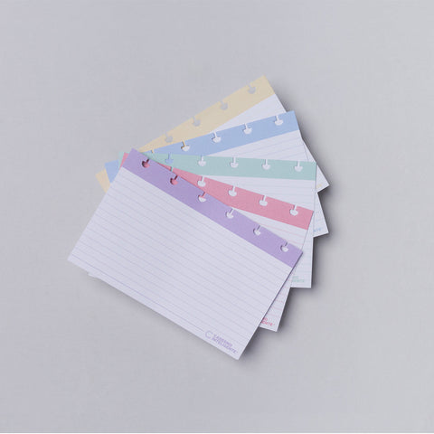 Fichas Caderno Inteligente Pautadas Horizontal 4X6 50 Folhas