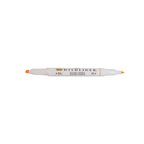 Marcador Fluorescente 2 Pontas Mildliner Laranja