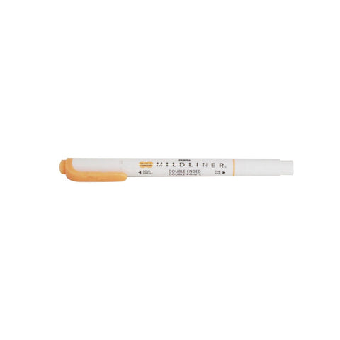 Marcador Fluorescente 2 Pontas Mildliner Laranja