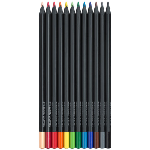 Lápis de Cor Black Edition 12 unidades Faber-Castell