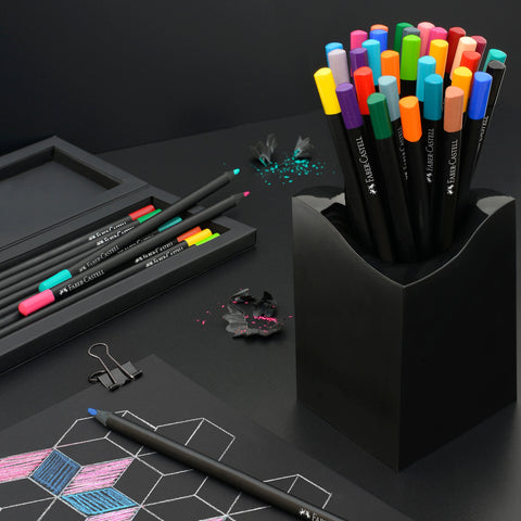 Lápis de Cor Black Edition 12 unidades Faber-Castell