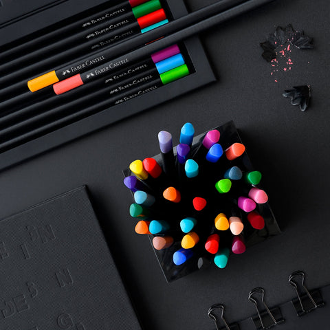 Lápis de Cor Black Edition 24 Unidades Faber-Castell