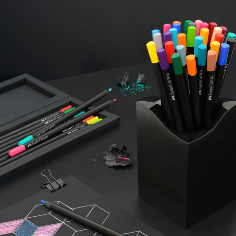 Lápis Cor Black Edition 24 unidades Faber Castell