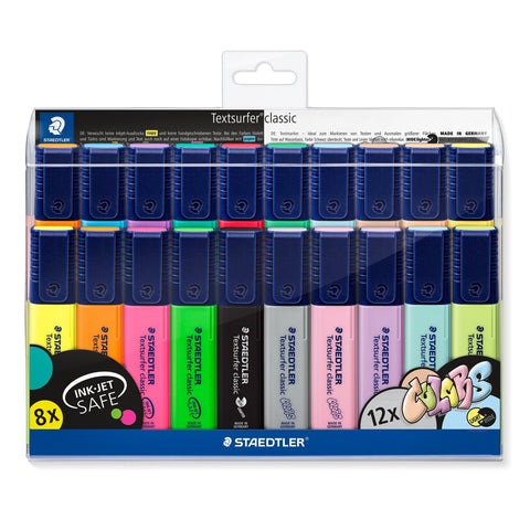 Sublinhador Textsurfer 12 Unidades Sortidas Staedtler