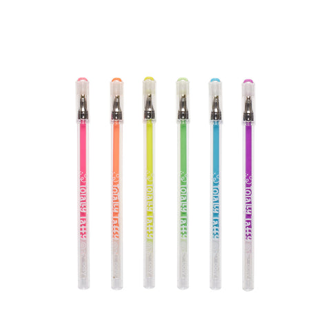 Conjunto 6 Canetas Gel Perfumadas Totally Taffy