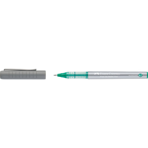 Caneta Roller Free Ink 0.7Mm Verde Faber-Castell