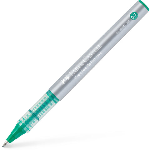 Caneta Roller Free Ink 0.7Mm Verde Faber-Castell