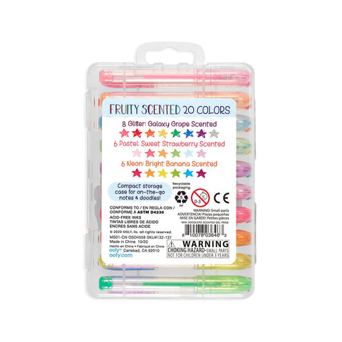 Conjunto 20 Mini Canetas Gel Doodlers