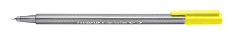 Marcador Triplus Fineliner Amarelo
